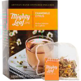 Mighty Leaf® Tea Whole Leaf Tea Pouches Chamomile Citrus 15/Box