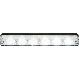 Buyers 5.19"" Clear Low Profile Strobe for Narrow Grill Spacing With 6 LED - 8892801