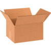 Global Industrial™ Cardboard Corrugated Boxes 10""L x 8""W x 6""H Kraft