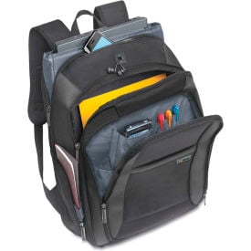 SOLO® Sterling 16"" CheckFast Backpack 13 3/4 x 6 1/2 x 17 3/4 Black