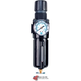 Arrow Integral Filter/Regulator With Gauge B754GW Zinc Bowl 1/2"" NPT 250 PSI