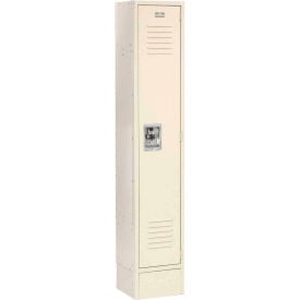 Global Industrial™ Infinity® 1-Tier 1 Door Locker 12""W x 12""D x 78""H Tan Assembled