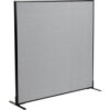 Interion® Freestanding Office Partition Panel 60-1/4""W x 60""H Gray
