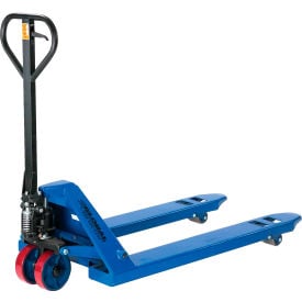 Global Industrial™ Premium Low-Profile Narrow Fork Manual Pallet Jack 4500 lb Cap 21x36 Forks