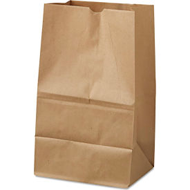 Duro Bag Paper Grocery Bags #20 Squat 8-1/4""W x 5-15/16""D x 13-3/8""H Kraft 500/Pack