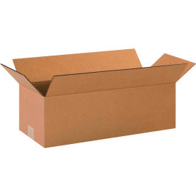 Global Industrial™ Long Cardboard Corrugated Boxes 20""L x 8""W x 6""H Kraft