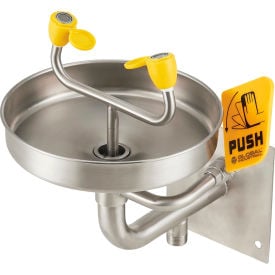 Global Industrial™ Emergency Eyewash Station Wall Mount Stainless Steel