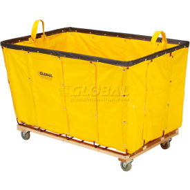 Global Industrial™ Basket Bulk Truck Vinyl 24 Bushel Capacity Yellow
