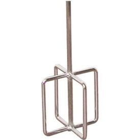 Egg Beater Drill Mixer 5"" Dia. Paddle 30"" Hex Shaft
