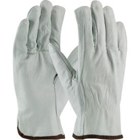 PIP Top Grain Cowhide Drivers Gloves Straight Thumb Economy Grade L