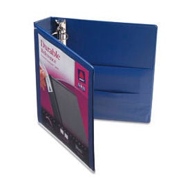 Durable Vinyl View Binder 1-1/2"" Capacity Blue