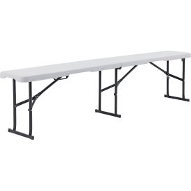 Global Industrial™ 6' Fold In Half Bench White