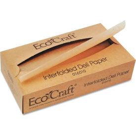 Bagcraft™ EcoCraft® Interfolded Soy Wax Deli Sheets 10-3/4""L x 10""W White Pack of 6000
