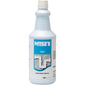 Misty Halt Liquid Drain Opener Quart Bottle 12 Bottles - 1003698
