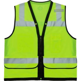 Ergodyne® GloWear® 8253HDZ Heavy Duty Mesh Surveyors Vest Class 2 4XL/5XL Lime