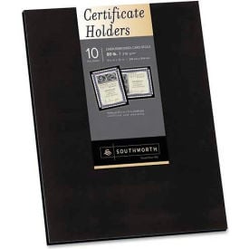 Southworth® Certificate Holder PF18 12"" X 9-1/4"" 10/Pk Black