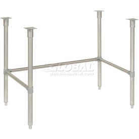 John Boos Stainless Steel Leg Kit W/ Cross Brace 48""W x 30""D
