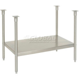 72""W x 30""D Stainless Steel Shelf and Leg Kit