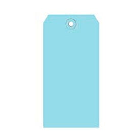 Shipping Tags #5 4-3/4""L x 2-3/8""W Light Blue 1000/Pack