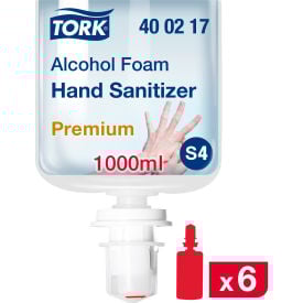 Tork® Premium Alcohol Foam Hand Sanitizer 1 Liter Unscented 6 Bottles/Case