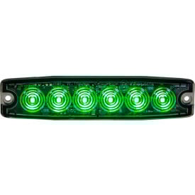 Buyers 5.14"" Green Surface Mount Ultra-Thin LED Strobe Light - 8892209