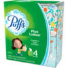 Puffs® Plus Lotion Facial Tissue 1-Ply White 56 Sheets/Box 24 Boxes/Case