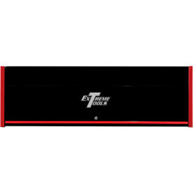 Extreme Tools RX723001HCBKRD 72""Wx30""D Professional Extreme Black Power Workstation Hutch Red Handle