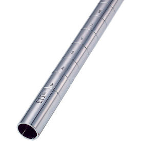 Nexel® P63C Chrome Post 63""H Leveler Installed - 2 Pack