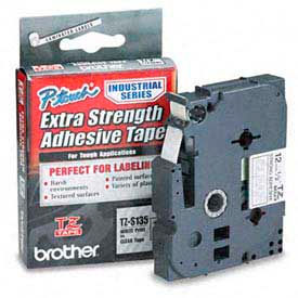 TZ Extra-Strength Adhesive Tapes-Laminated White on Clear 1/2w