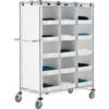 Nexel® Stock Picking Truck Single Sided 15 Cells 48""L x 24""W x 69""H White