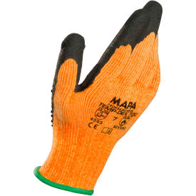 MAPA ® Temp-Dex 720 Nitrile Palm Coated Thermal Gloves w/ Dots Medium Weight 1 Pair Size 7