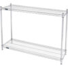 Nexel® 2 Shelf Chrome ESD Wire Shelving Unit Starter 48""W x 18""D x 34""H