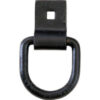 Buyers Products B38S Bolt-On Forged 1/2"" D-Ring with Integral Bracket - Black