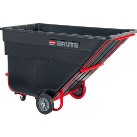 Rubbermaid® Brute Rotomolded Tilt Truck Heavy Duty 2.5 Cubic Yard Black