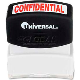 Universal Message Stamp CONFIDENTIAL Pre-Inked/Re-Inkable Red