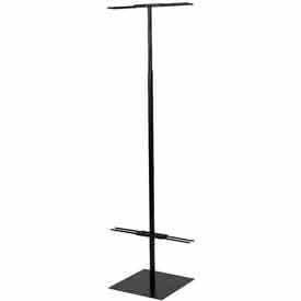 Adjustable Floor Standing Banner Displayer - Matte Black
