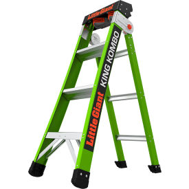 Little Giant® King Kombo Professional Combination Ladder 4' Type IAA 3 Step 375 lb. Capacity