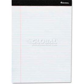 Universal One® Perforated Edge Ruled Writing Pads Legal 6 Pads/Pack White