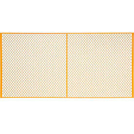 Global Industrial™ Machinery Wire Fence Partition Panel 10'W Yellow