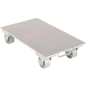 Aluminum Dolly PDA-1627-C-S-H 27""L x 16""W with Solid Deck & Steel Wheels