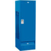 Salsbury Solid Door Steel Gear Locker 24""W x 24""D x 72""H Blue Unassembled
