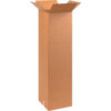 Global Industrial Tall Cardboard Corrugated Boxes 10""L x 10""W x 38""H Kraft