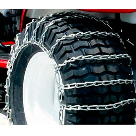 Maxtrac Snow Blower/Garden Tractor Tire Chains  2 Link Spacing (Pair) - 1060856