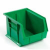 Global Industrial Plastic Hang & Stack Bin 10-3/4""L x 8-1/4""W x 7""H Green