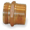 Fire Hose Double Male Nipple - 1-1/2 In. NPT X 1-1/2 In. NH - Brass