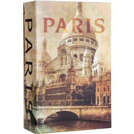Barska Paris Book Lock Box With Combination Lock CB12362 7-3/16"" x 4-5/8"" x 2""