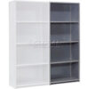 Global Industrial™ 5 Shelf 18 Ga Closed Steel Shelving Unit Add On 36""W x 18""D x 97""H Gray
