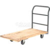 Global Industrial™ Hardwood Deck Platform Truck 60 x 30 1000 Lb. Capacity 5"" Poly Casters