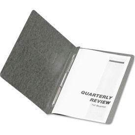 Oxford® PressGuard Coated Report Cover Prong Clip Letter 3"" Capacity Black