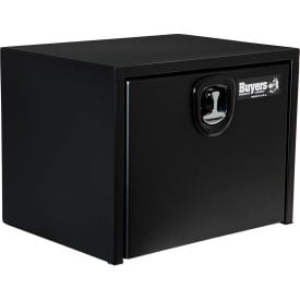 Buyers Products Steel Underbody Truck Box W/ 3-Point Latch - Textured Matte Black 24x24x30 - 1734503